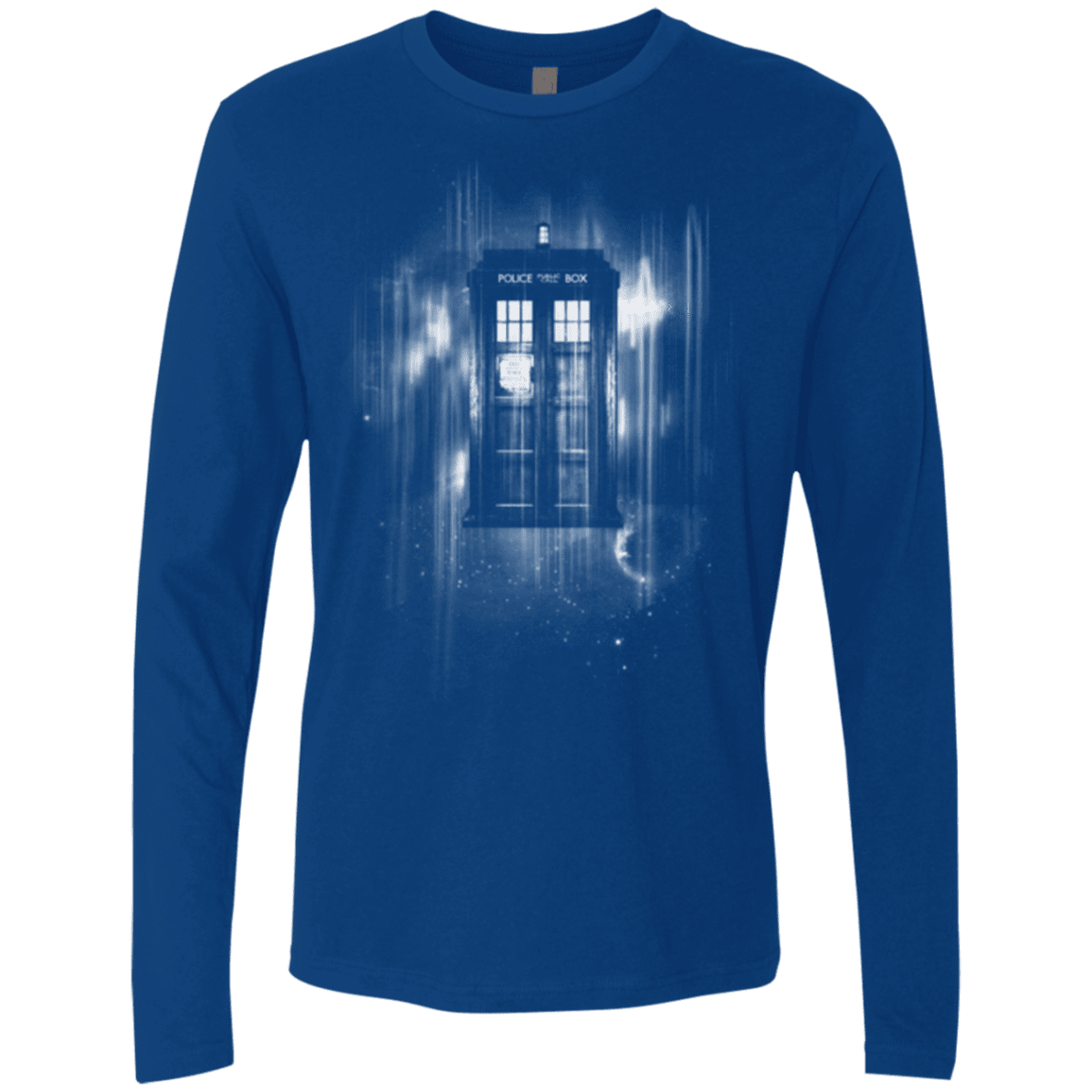 T-Shirts Royal / Small Time blur Men's Premium Long Sleeve