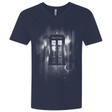 T-Shirts Midnight Navy / X-Small Time blur Men's Premium V-Neck
