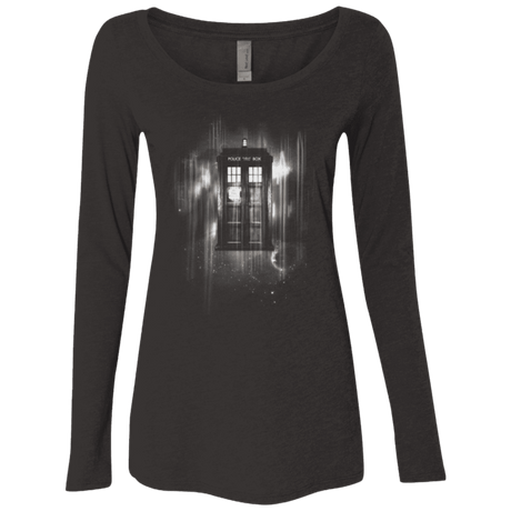 T-Shirts Vintage Black / Small Time blur Women's Triblend Long Sleeve Shirt