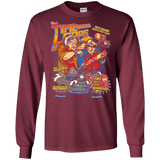 T-Shirts Maroon / S Time Loops Men's Long Sleeve T-Shirt