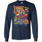 T-Shirts Navy / S Time Loops Men's Long Sleeve T-Shirt