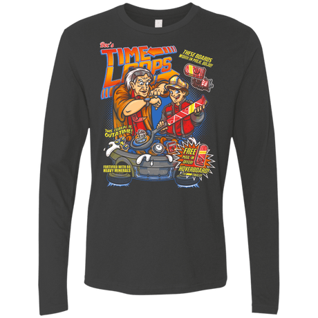 T-Shirts Heavy Metal / S Time Loops Men's Premium Long Sleeve