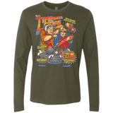 T-Shirts Military Green / S Time Loops Men's Premium Long Sleeve