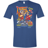 T-Shirts Heather Royal / X-Small Time Loops Men's Semi-Fitted Softstyle