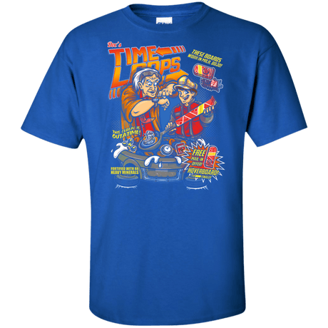 T-Shirts Royal / XLT Time Loops Tall T-Shirt