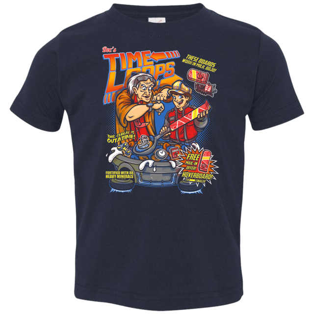 T-Shirts Navy / 2T Time Loops Toddler Premium T-Shirt