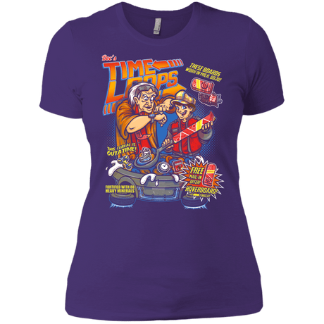 T-Shirts Purple Rush/ / X-Small Time Loops Women's Premium T-Shirt