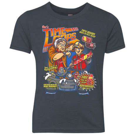 T-Shirts Vintage Navy / YXS Time Loops Youth Triblend T-Shirt