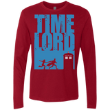T-Shirts Cardinal / Small Time Lord Allons-y! Men's Premium Long Sleeve