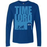 T-Shirts Royal / Small Time Lord Allons-y! Men's Premium Long Sleeve