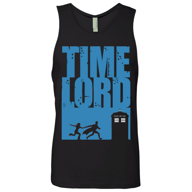 T-Shirts Black / Small Time Lord Allons-y! Men's Premium Tank Top