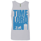 T-Shirts Heather Grey / Small Time Lord Allons-y! Men's Premium Tank Top