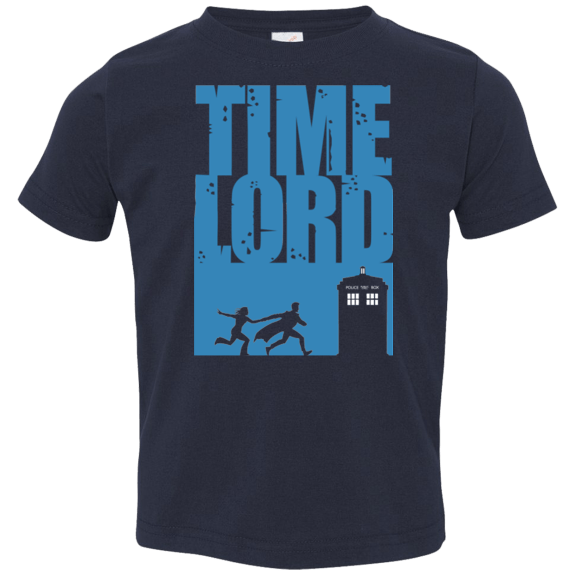 T-Shirts Navy / 2T Time Lord Allons-y! Toddler Premium T-Shirt