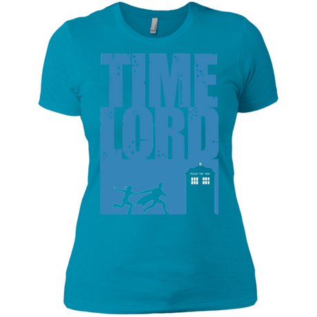 T-Shirts Turquoise / X-Small Time Lord Allons-y! Women's Premium T-Shirt