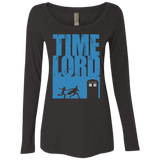 T-Shirts Vintage Black / Small Time Lord Allons-y! Women's Triblend Long Sleeve Shirt