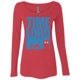T-Shirts Vintage Red / Small Time Lord Allons-y! Women's Triblend Long Sleeve Shirt