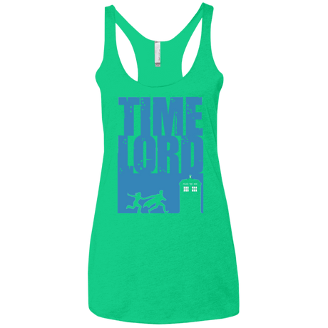 T-Shirts Envy / X-Small Time Lord Allons-y! Women's Triblend Racerback Tank