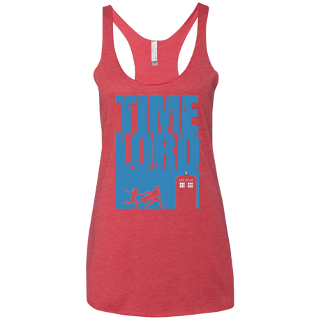 T-Shirts Vintage Red / X-Small Time Lord Allons-y! Women's Triblend Racerback Tank