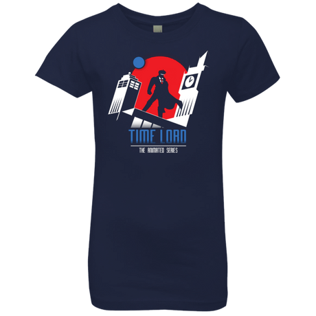 T-Shirts Midnight Navy / YXS Time Lord Animated Series Girls Premium T-Shirt