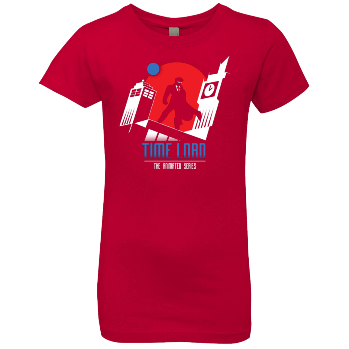 T-Shirts Red / YXS Time Lord Animated Series Girls Premium T-Shirt