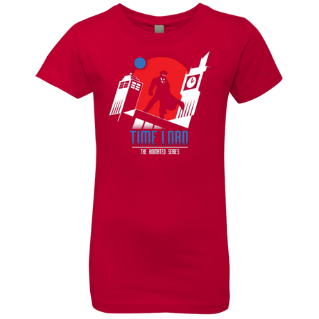 T-Shirts Red / YXS Time Lord Animated Series Girls Premium T-Shirt