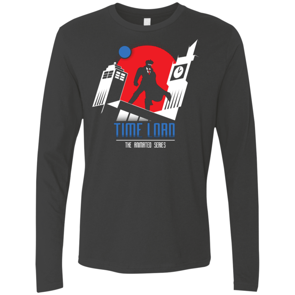 T-Shirts Heavy Metal / Small Time Lord Animated Series Men's Premium Long Sleeve