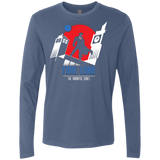 T-Shirts Indigo / Small Time Lord Animated Series Men's Premium Long Sleeve