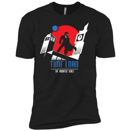 T-Shirts Black / X-Small Time Lord Animated Series Men's Premium T-Shirt