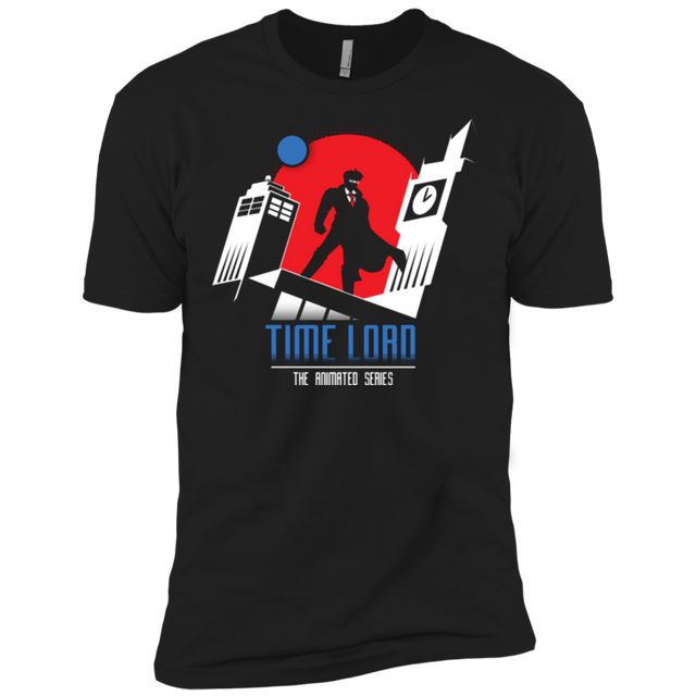 T-Shirts Black / X-Small Time Lord Animated Series Men's Premium T-Shirt
