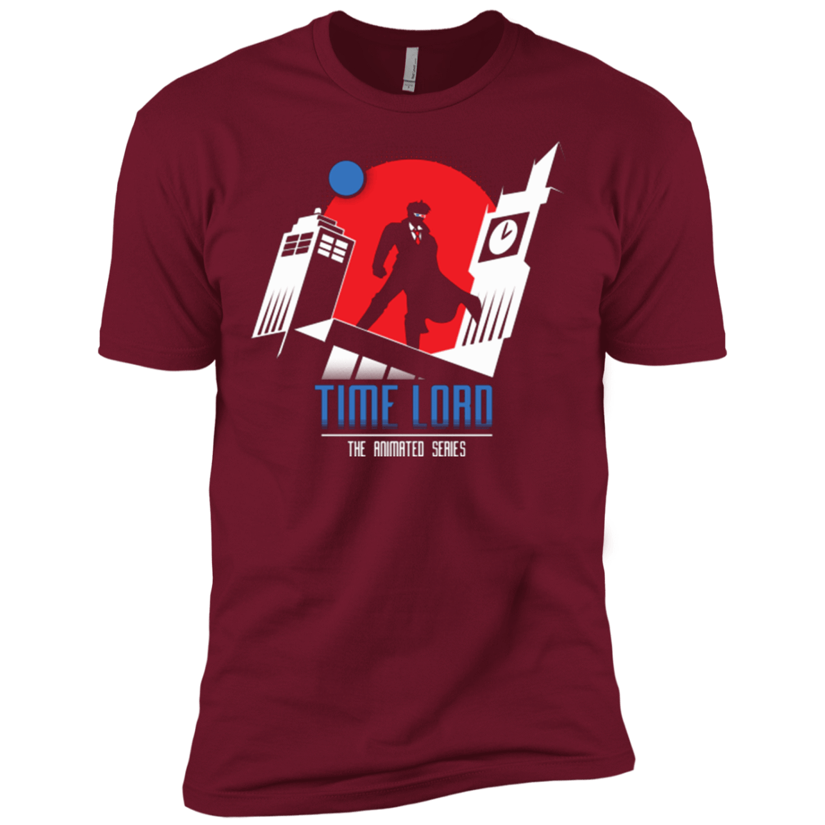 T-Shirts Cardinal / X-Small Time Lord Animated Series Men's Premium T-Shirt