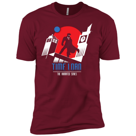 T-Shirts Cardinal / X-Small Time Lord Animated Series Men's Premium T-Shirt