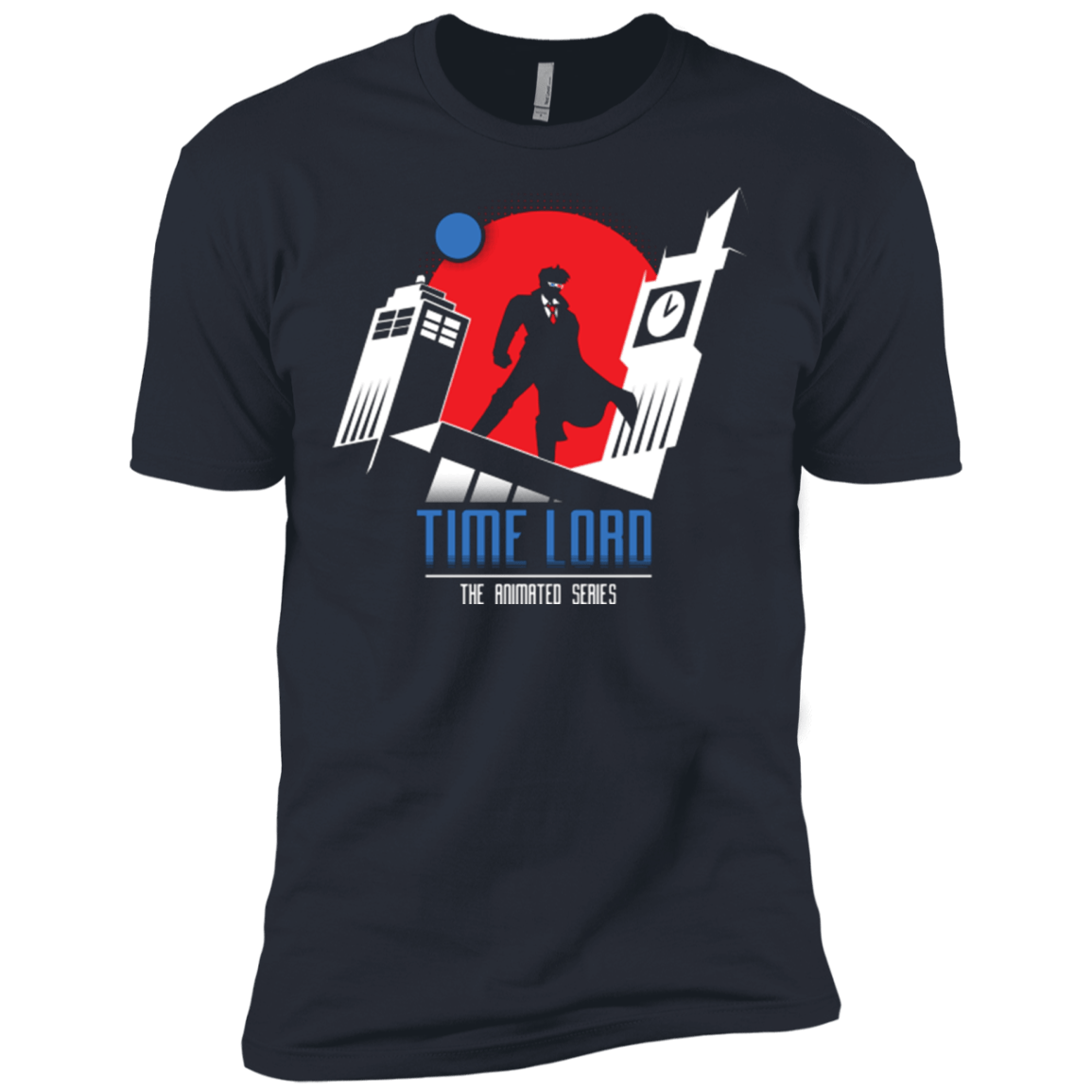T-Shirts Indigo / X-Small Time Lord Animated Series Men's Premium T-Shirt