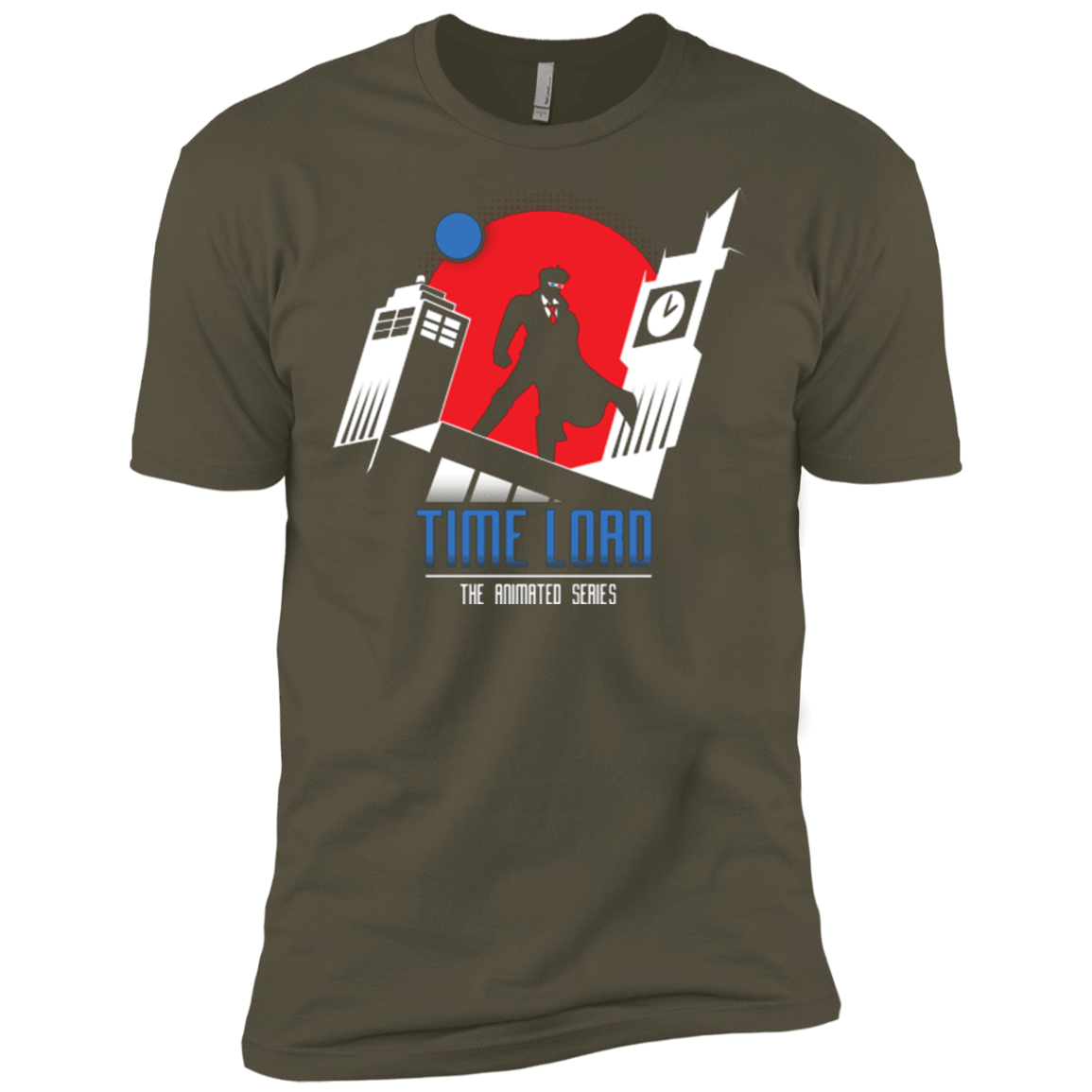 T-Shirts Military Green / X-Small Time Lord Animated Series Men's Premium T-Shirt