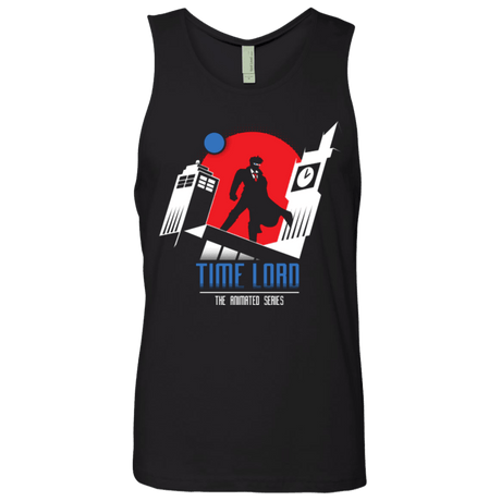 T-Shirts Black / Small Time Lord Animated Series Men's Premium Tank Top
