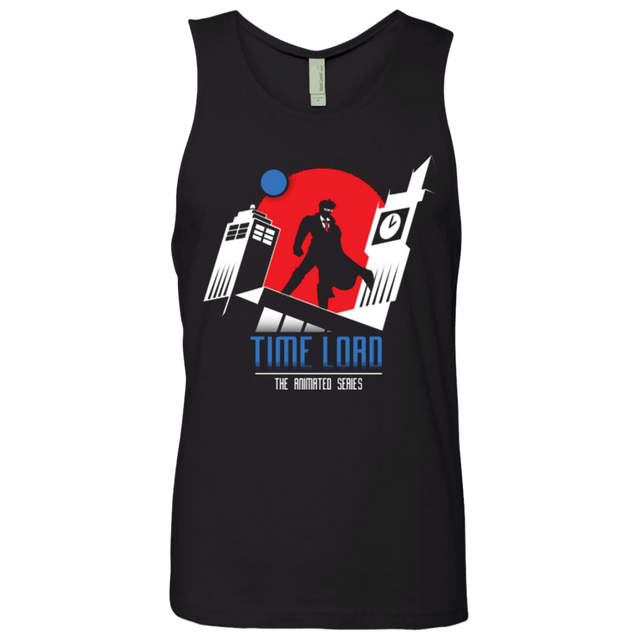 T-Shirts Black / Small Time Lord Animated Series Men's Premium Tank Top