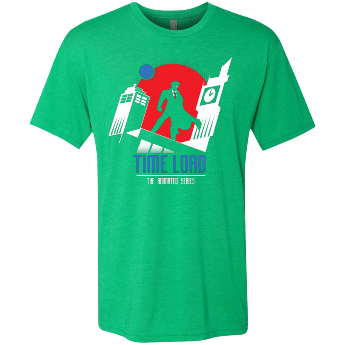 T-Shirts Envy / Small Time Lord Animated Series Men's Triblend T-Shirt