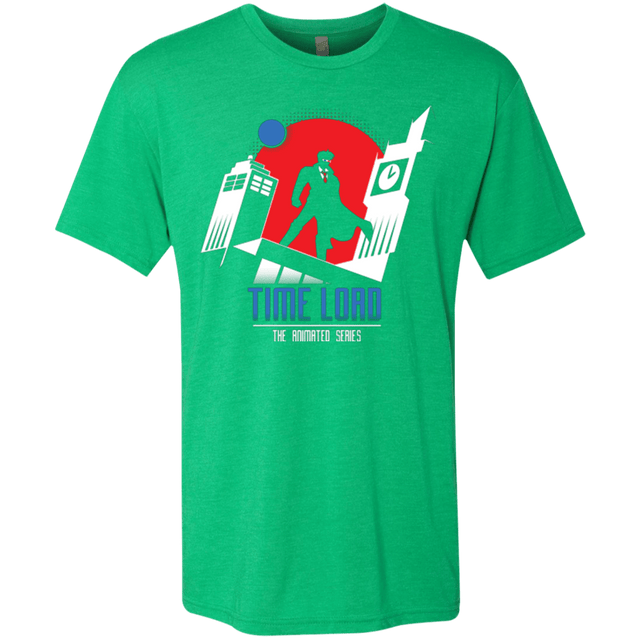 T-Shirts Envy / Small Time Lord Animated Series Men's Triblend T-Shirt
