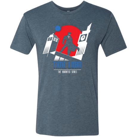 T-Shirts Indigo / Small Time Lord Animated Series Men's Triblend T-Shirt