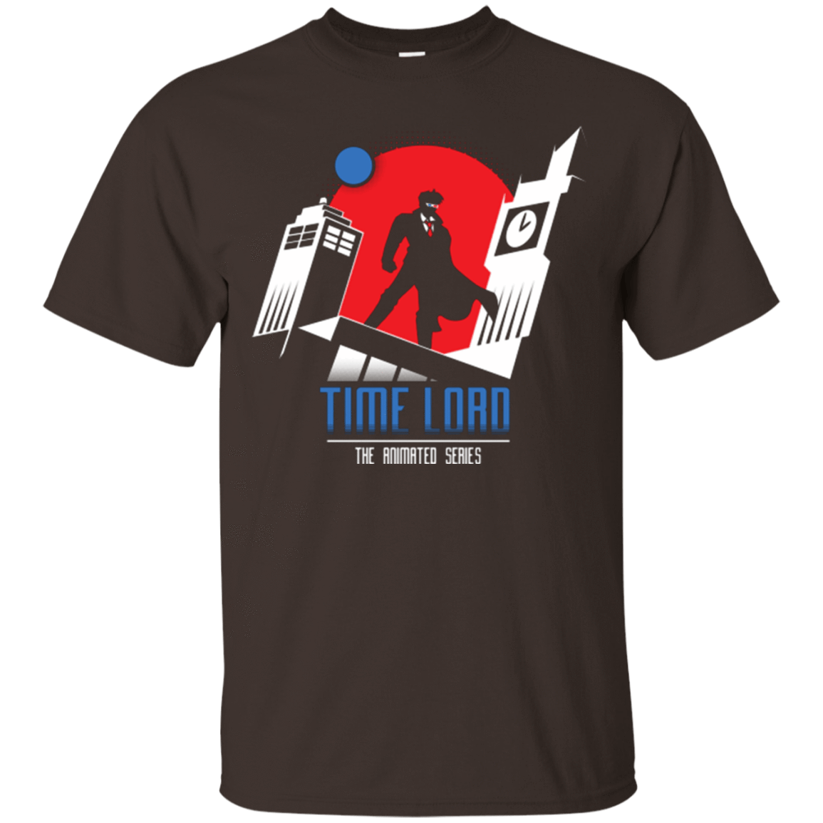 T-Shirts Dark Chocolate / Small Time Lord Animated Series T-Shirt