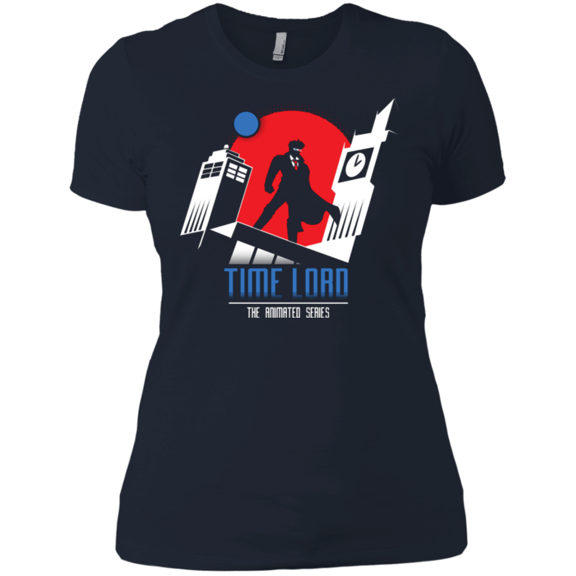 T-Shirts Midnight Navy / X-Small Time Lord Animated Series Women's Premium T-Shirt