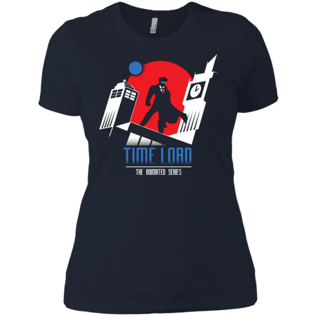 T-Shirts Midnight Navy / X-Small Time Lord Animated Series Women's Premium T-Shirt