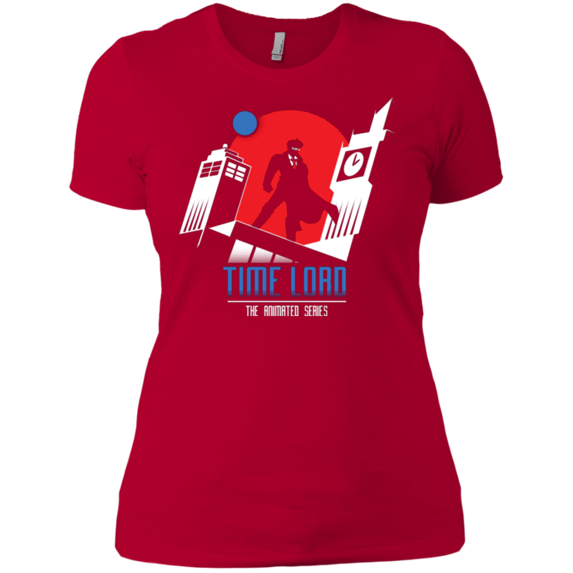 T-Shirts Red / X-Small Time Lord Animated Series Women's Premium T-Shirt