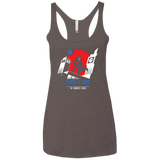 T-Shirts Macchiato / X-Small Time Lord Animated Series Women's Triblend Racerback Tank