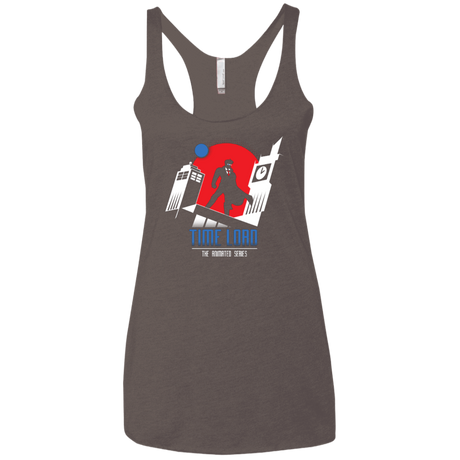 T-Shirts Macchiato / X-Small Time Lord Animated Series Women's Triblend Racerback Tank