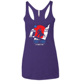 T-Shirts Purple / X-Small Time Lord Animated Series Women's Triblend Racerback Tank