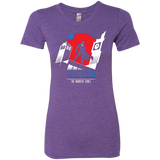 T-Shirts Purple Rush / Small Time Lord Animated Series Women's Triblend T-Shirt