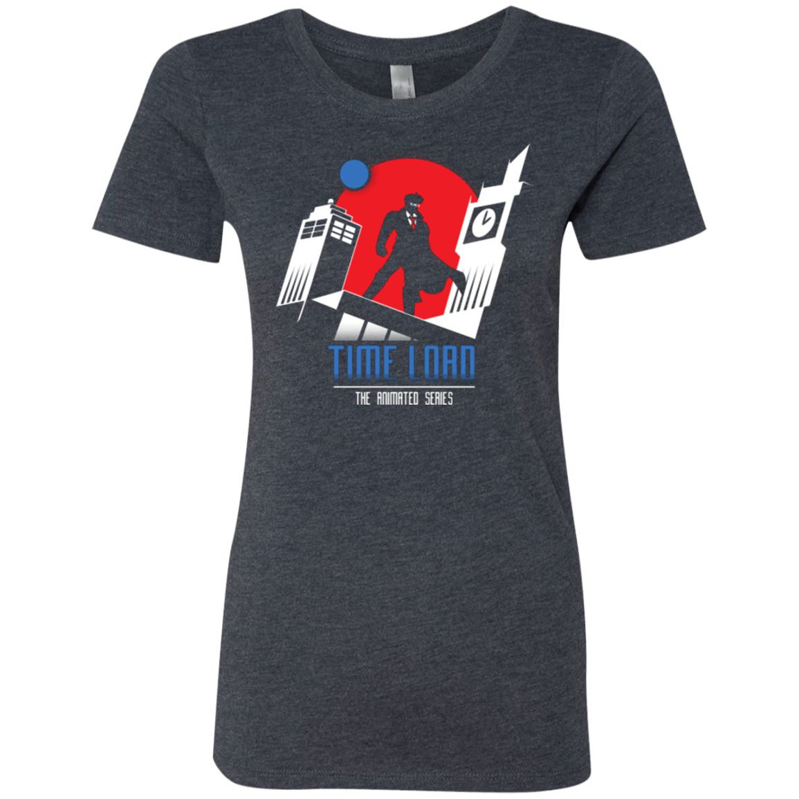 T-Shirts Vintage Navy / Small Time Lord Animated Series Women's Triblend T-Shirt