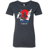 T-Shirts Vintage Navy / Small Time Lord Animated Series Women's Triblend T-Shirt