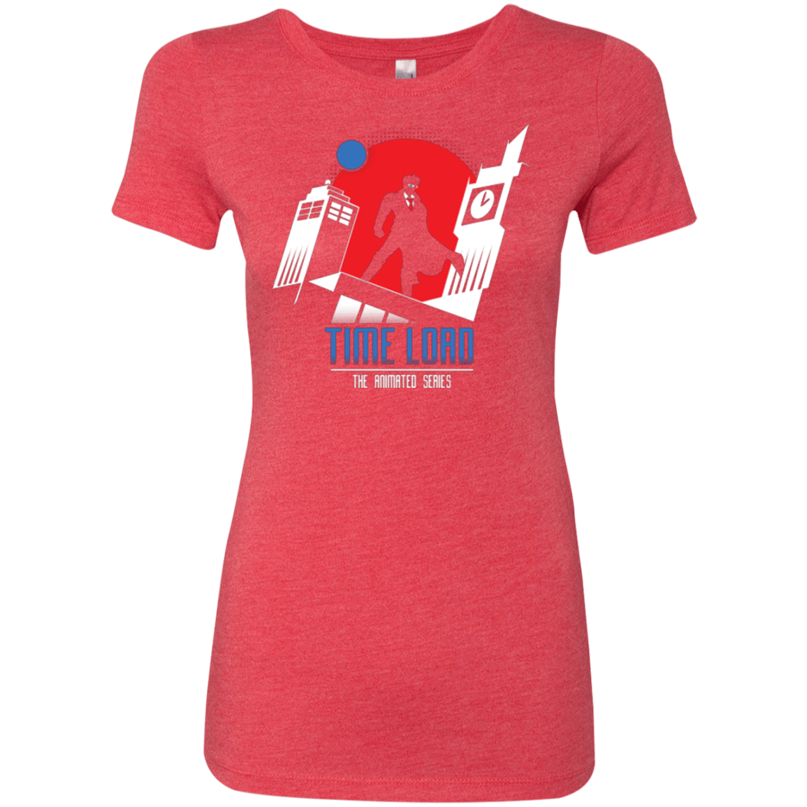 T-Shirts Vintage Red / Small Time Lord Animated Series Women's Triblend T-Shirt