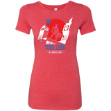T-Shirts Vintage Red / Small Time Lord Animated Series Women's Triblend T-Shirt